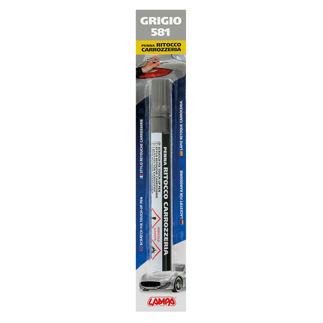 Στυλό Επισκευής Γρατζουνιών LAMPA SCRATCH FIX TOUCH-UP Με Κωδικό Χρώματος 581 (Γκρι / 150ml)
