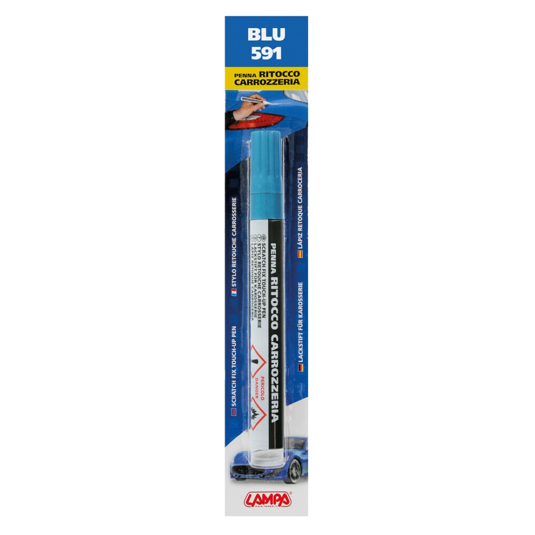 Στυλό Επισκευής Γρατζουνιών LAMPA SCRATCH FIX TOUCH-UP Με Κωδικό Χρώματος 591 (Μπλε / 150ml)