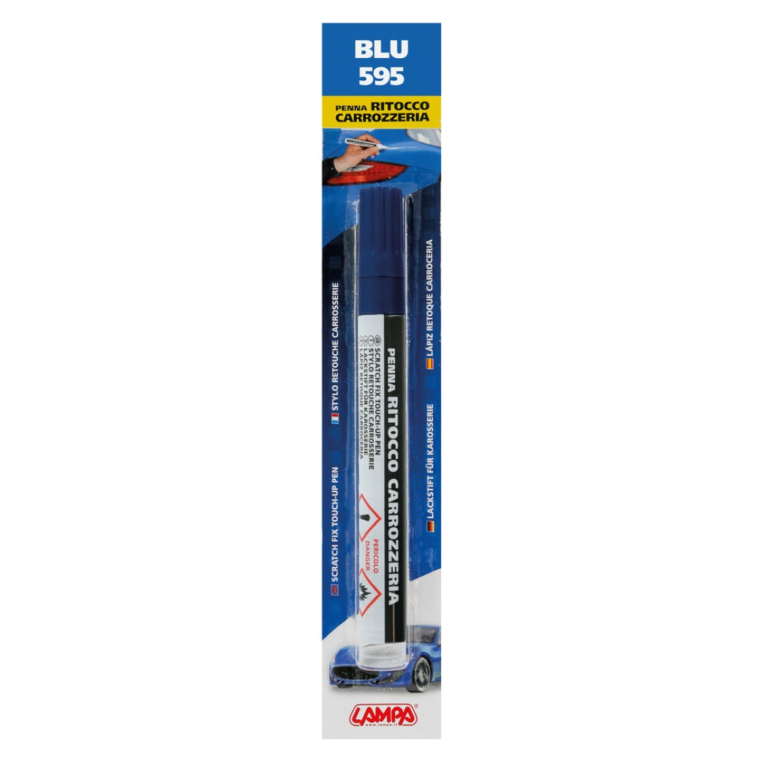 Στυλό Επισκευής Γρατζουνιών LAMPA SCRATCH FIX TOUCH-UP Με Κωδικό Χρώματος 595 (Μπλε / 150ml)