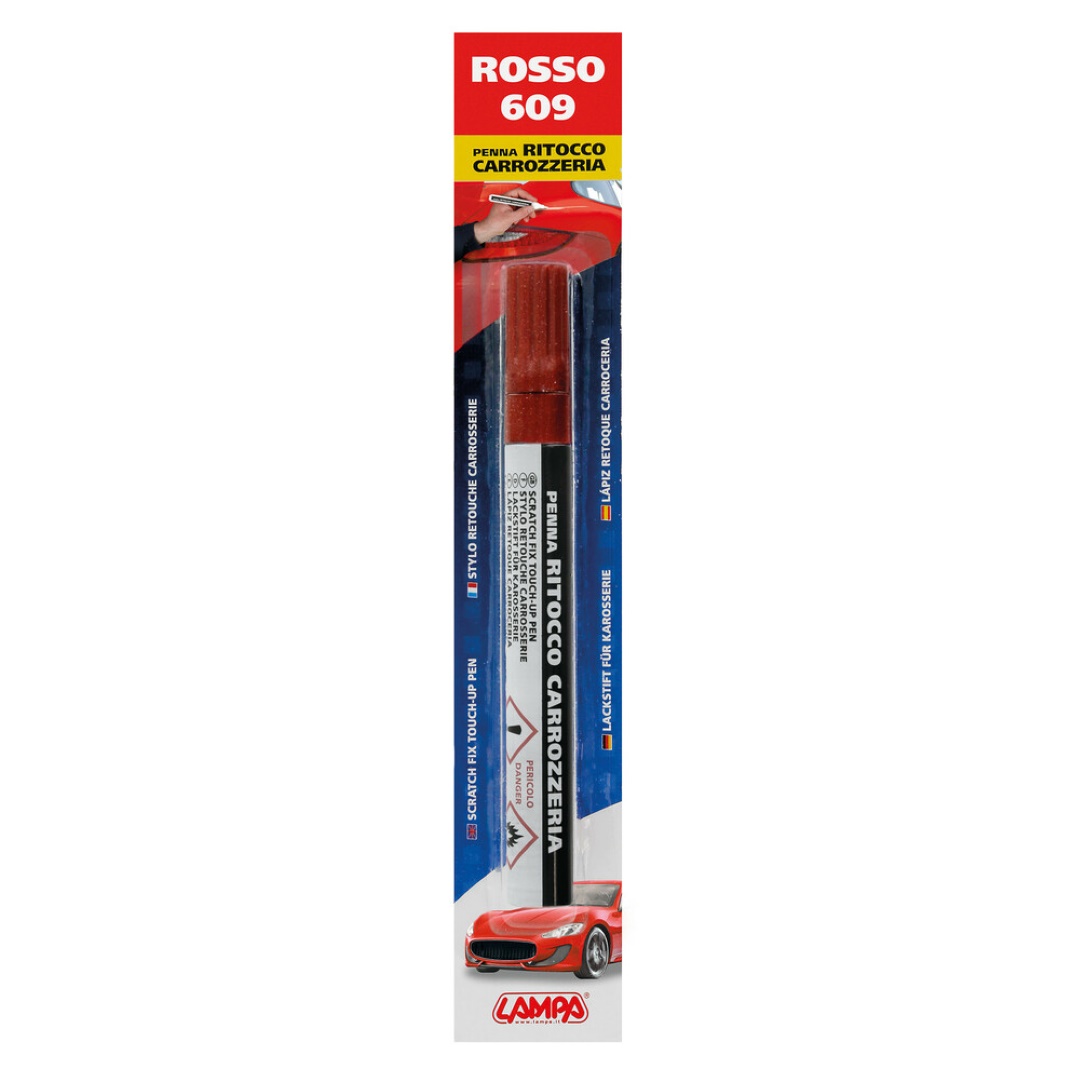 Στυλό Επισκευής Γρατζουνιών LAMPA SCRATCH FIX TOUCH-UP Με Κωδικό Χρώματος 609 (Κόκκινο / 150ml)
