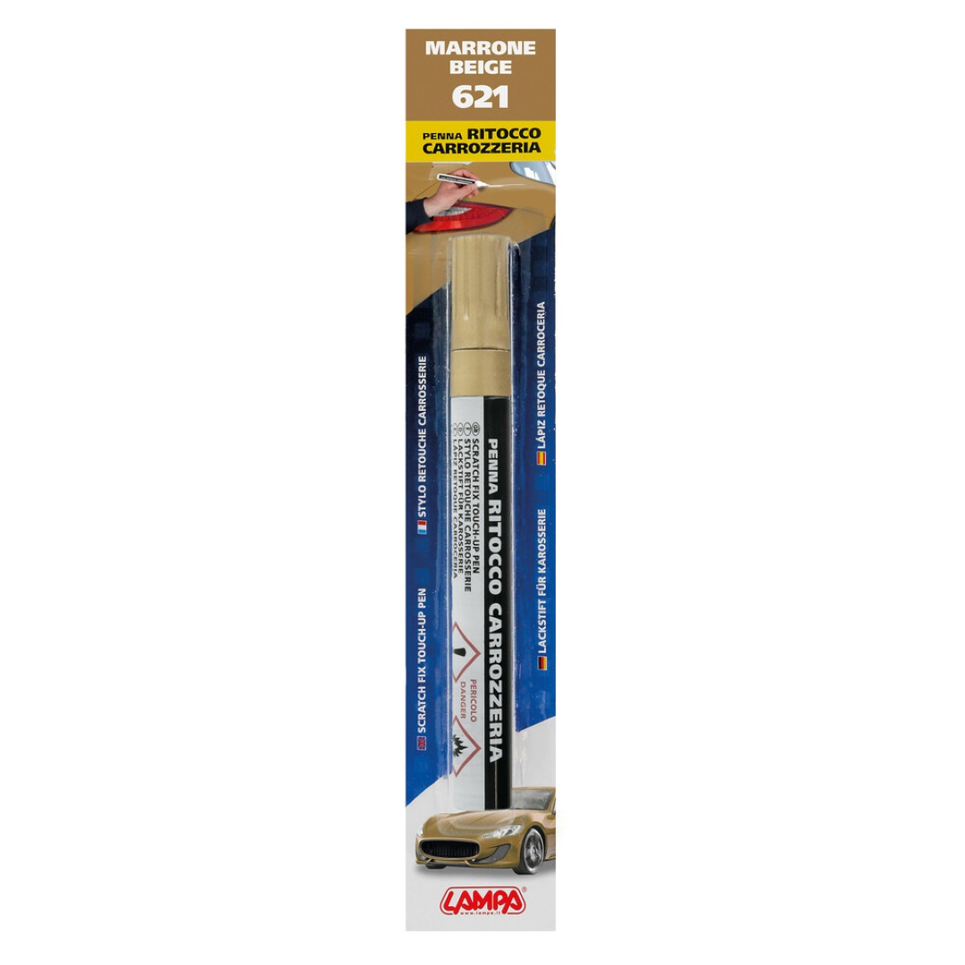 Στυλό Επισκευής Γρατζουνιών LAMPA SCRATCH FIX TOUCH-UP Με Κωδικό Χρώματος 621 (Μπεζ / 150ml)