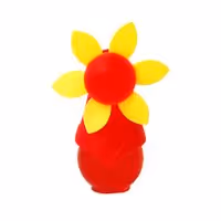 Αρωματικό Αεραγωγού DAISY Με Ανεμιστηράκι (Βανίλια / Κόκκινο)