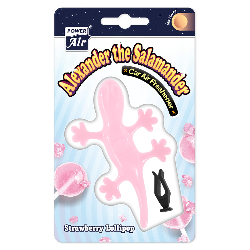 Αρωματικό Αυτοκινήτου Αεραγωγού Salamander 24,5g Power Air - STRAWBERRY LOLLIPOP