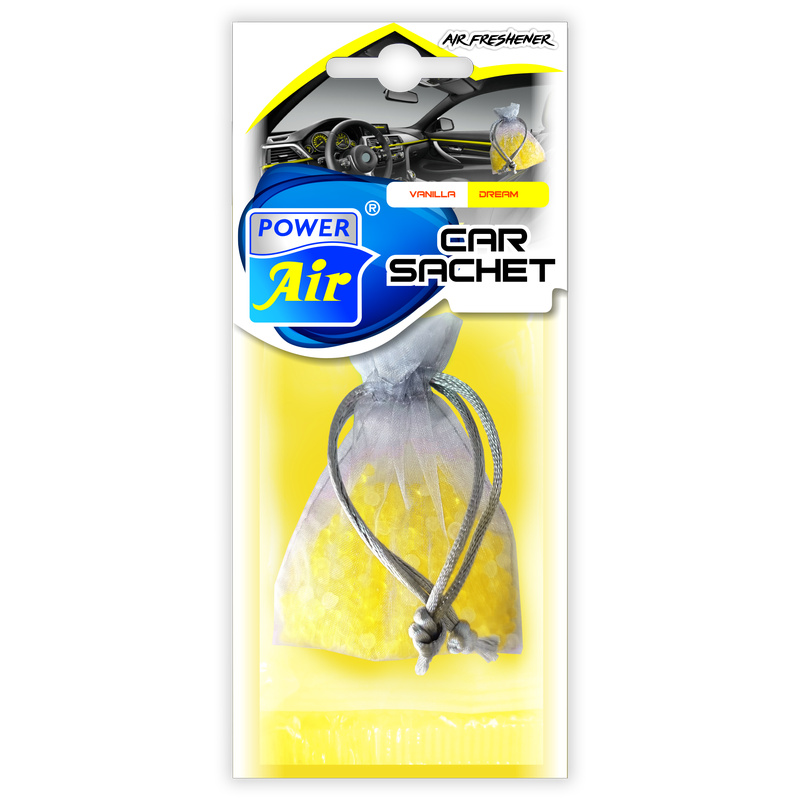 Αρωματικό Αυτοκινήτου Κρεμαστό Car Sachet 13 g Power Air - VANILLA