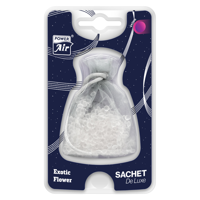 Αρωματικό Αυτοκινήτου Κρεμαστό Sachet de Luxe 17g Power Air - EXOTIC FLOWER