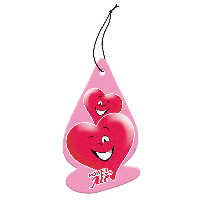Αρωματικό Αυτοκινήτου Κρεμαστό Smiling Heart (Bubble Gum) Power Air - WINK