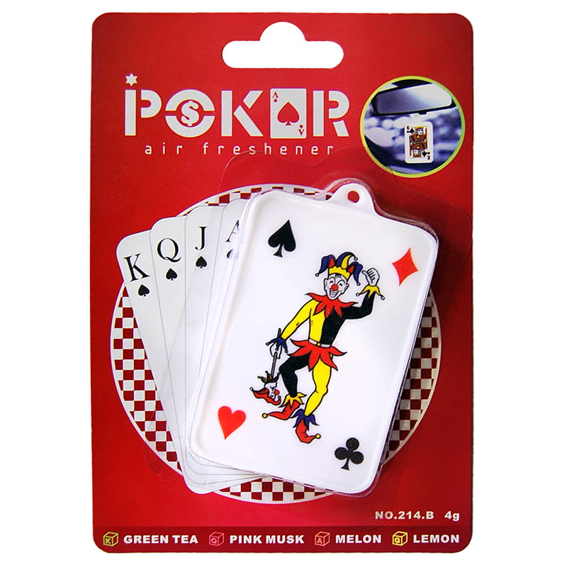Αρωματικό Κρεμαστό Poker Τράπουλα (Joker / Lemon)