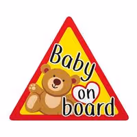 Ένδειξη BABY ON BOARD Στατικό (128mm x 112mm)