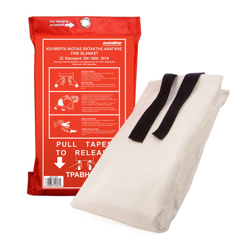 Πυρίμαχη Κουβέρτα Ανάγκης 1x1m