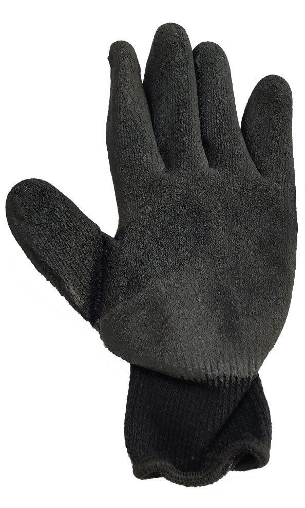 Γάντια Εργασίας AMiO Χωρίς Ραφές (Γκρι / Μαύρο)