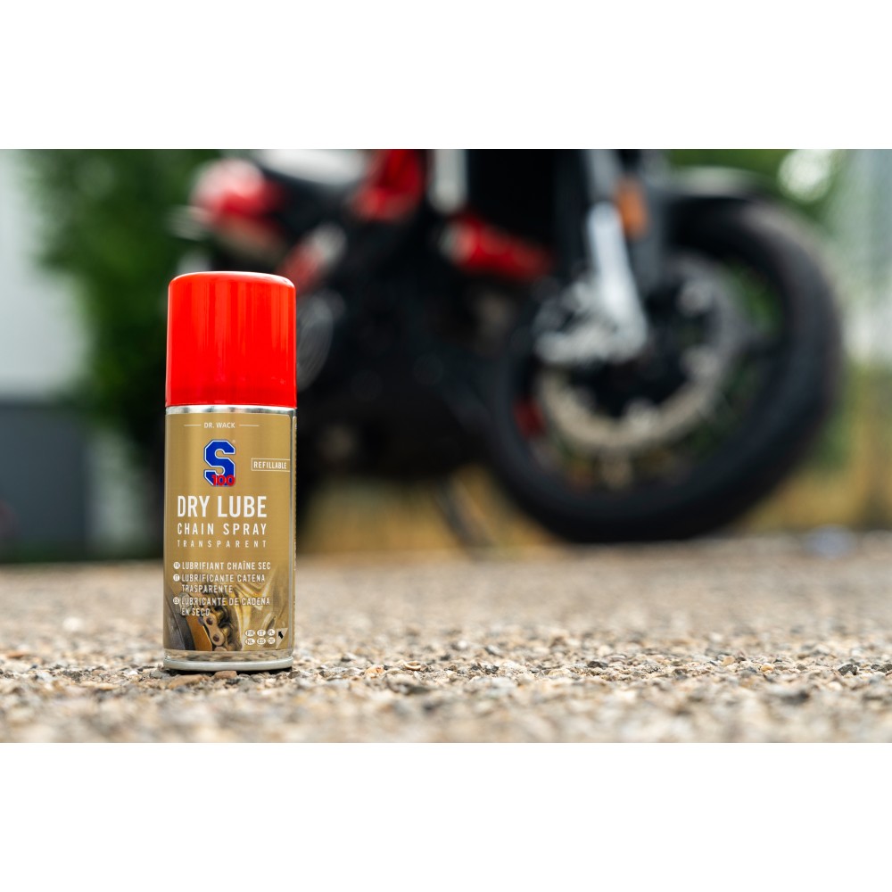 S100 Σπρέι Λίπανσης Αλυσίδας Μοτοσυκλέτας Ξηρού Τύπου 100ml Dr. Wack