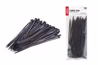 Δεματικά/Δετικά Καλωδίων - Tie Wraps (100τμχ/Μαύρο)