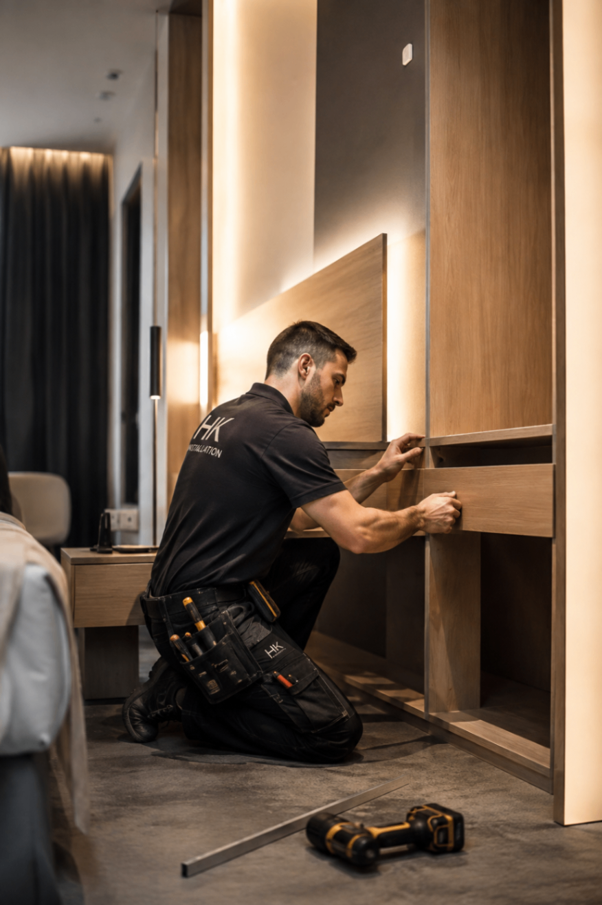 Pose & Installation de Mobilier Professionnel