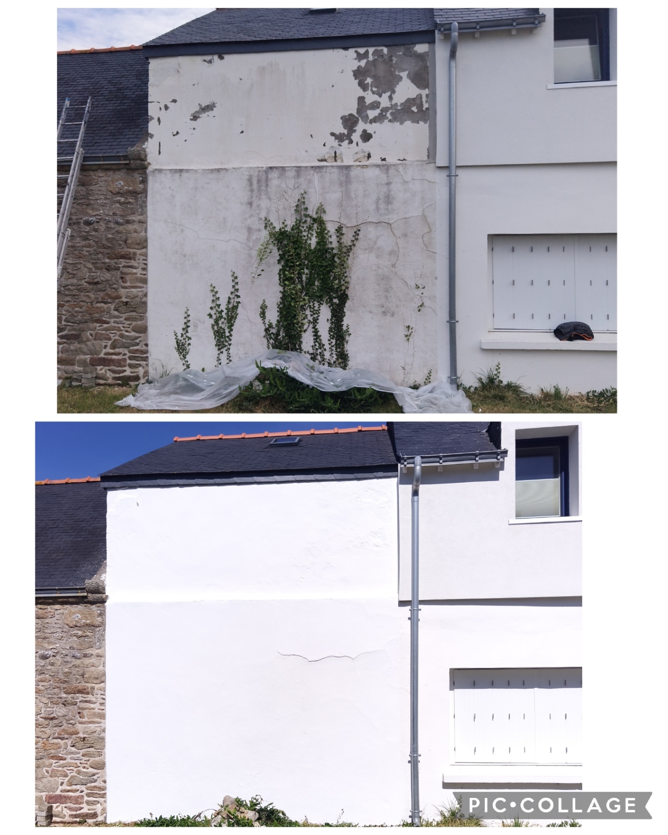 Nettoyage de façades & pignons