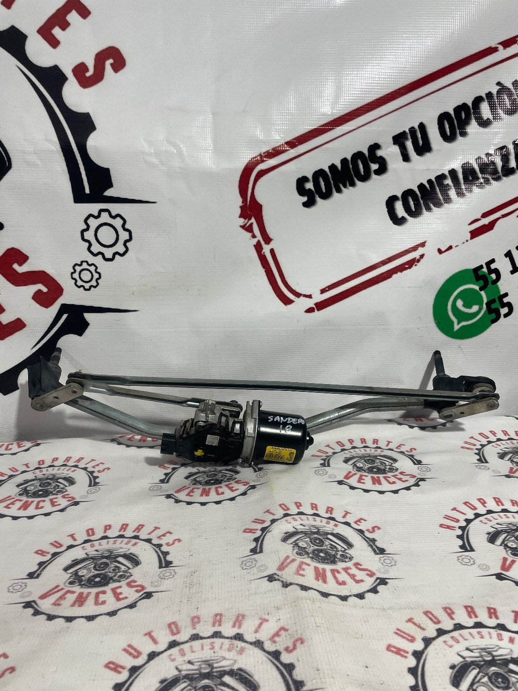 MOTOR LIMPIAPARABRISAS DELANTERO RENAULT SANDERO 16-20. Fotografía 1