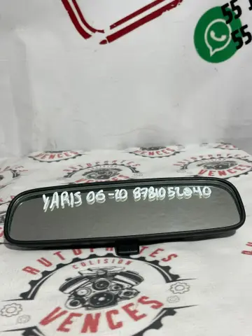 ESPEJO RETROVISOR SUPERIOR TOYOTA YARIS 06-20 usada original