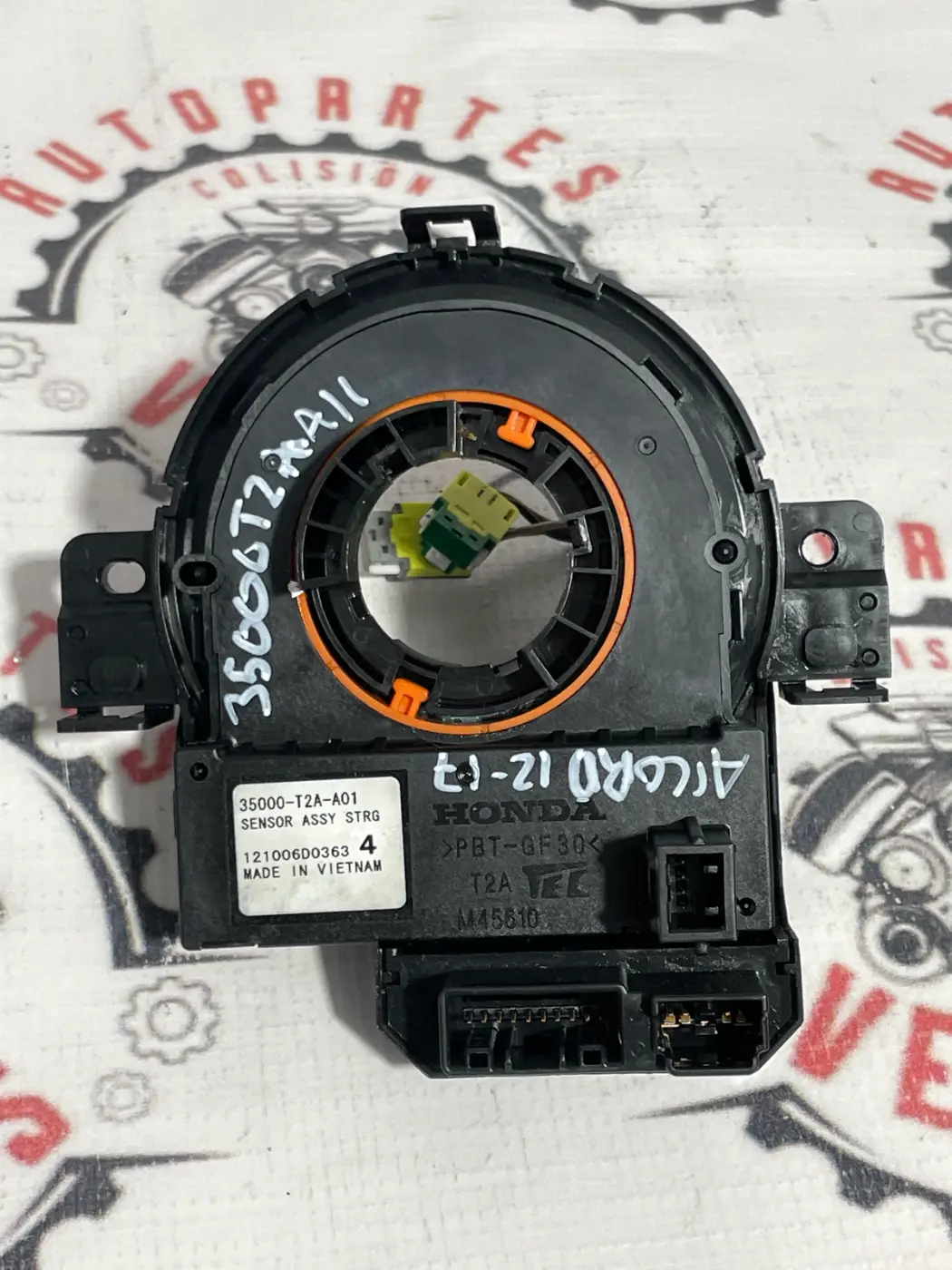 RESORTE RELOJ DE AIRBAG DELANTERO HONDA ACCORD 12-17. Fotografía 1