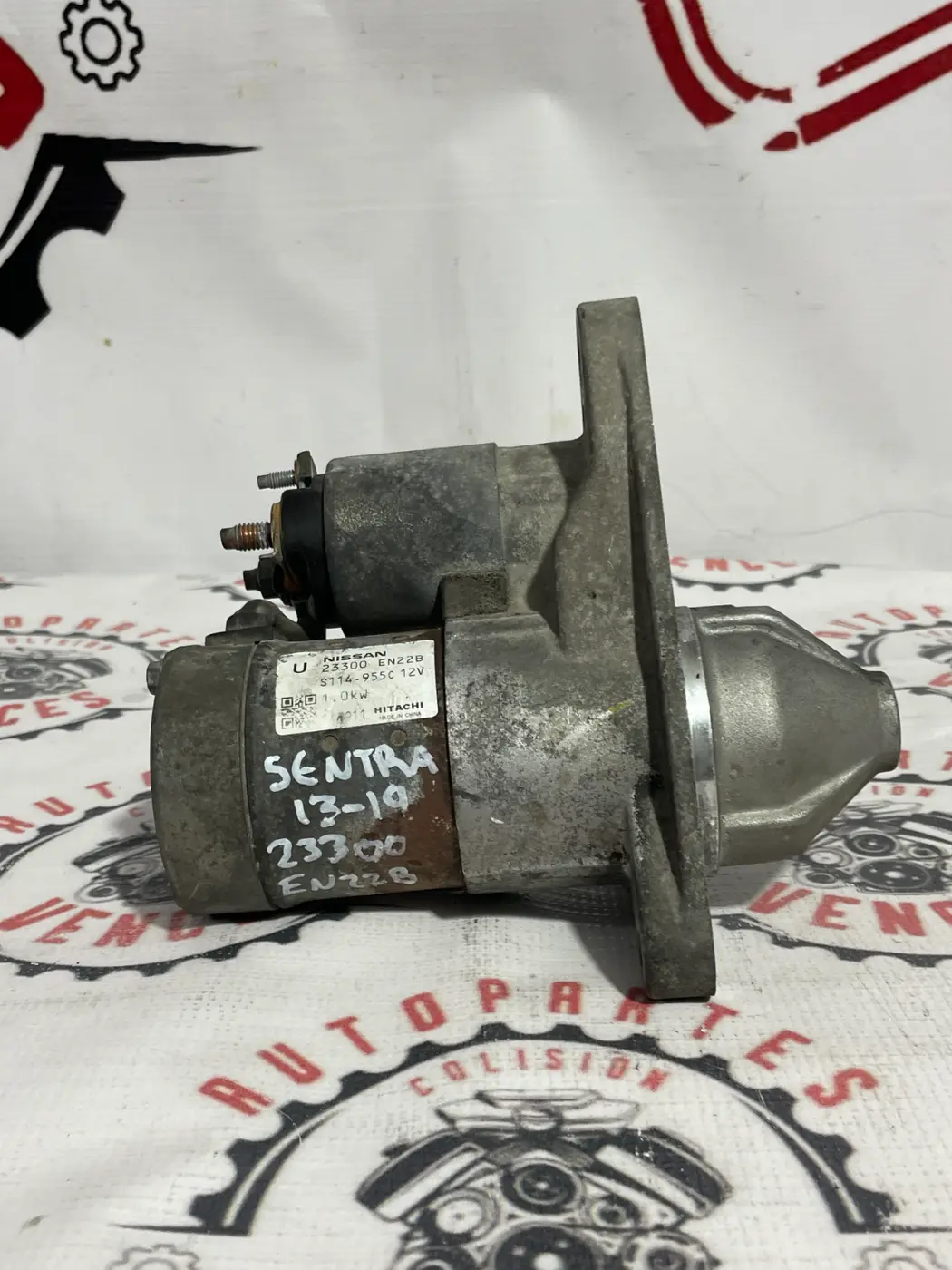 MOTOR DE ARRANQUE (MARCHA) DELANTERO NISSAN SENTRA 13-19. Fotografía 1
