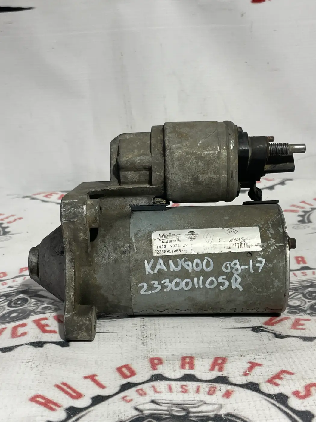 MOTOR DE ARRANQUE (MARCHA) DELANTERO RENAULT KANGOO 08-17. Fotografía 1