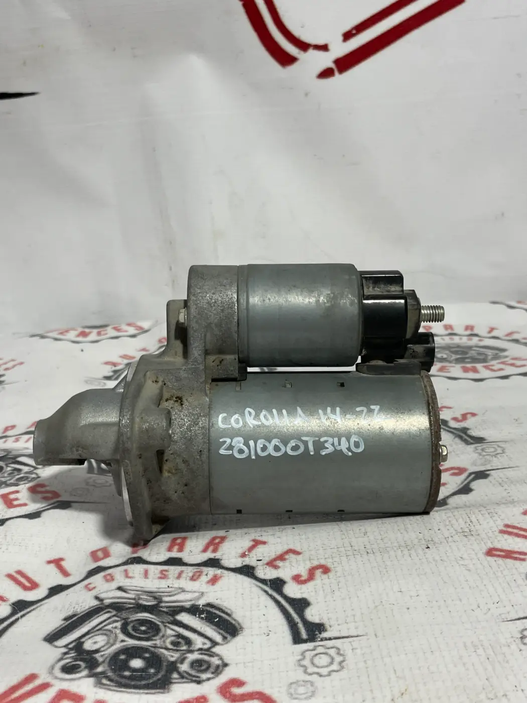 MOTOR DE ARRANQUE (MARCHA) DELANTERO TOYOTA COROLLA 14-22. Fotografía 1
