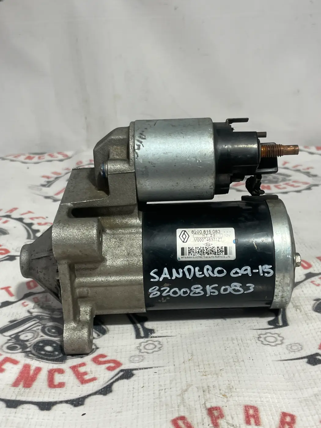 MOTOR DE ARRANQUE (MARCHA) DELANTERO RENAULT SANDERO 09-15. Fotografía 1