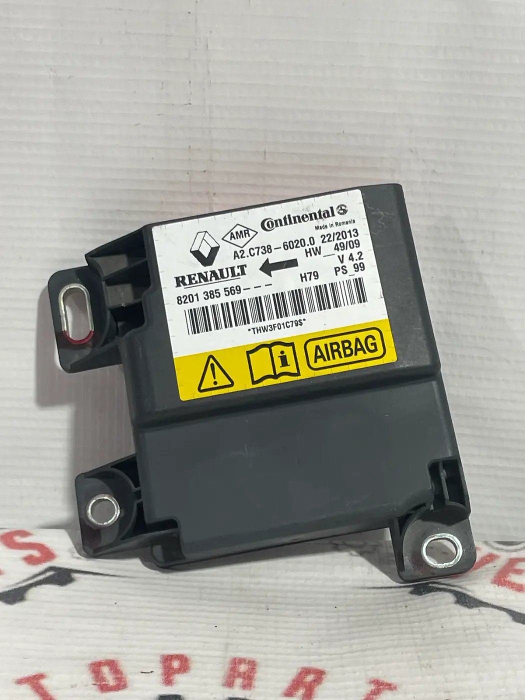 MODULO DE AIRBAG SRS CENTRAL RENAULT DUSTER 12-16. Fotografía 1