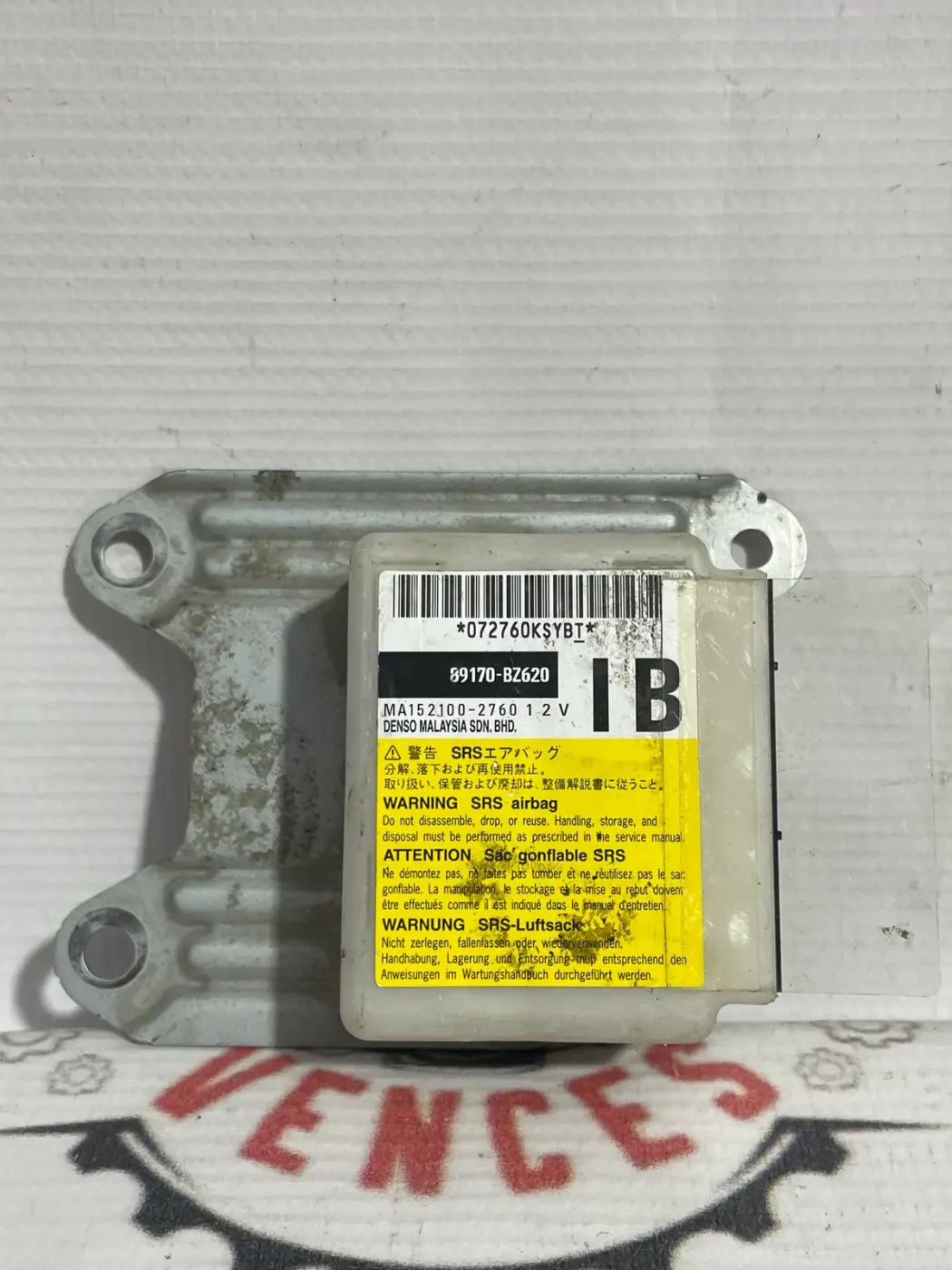 MODULO DE AIRBAG SRS CENTRAL TOYOTA AVANZA 19-21. Fotografía 1