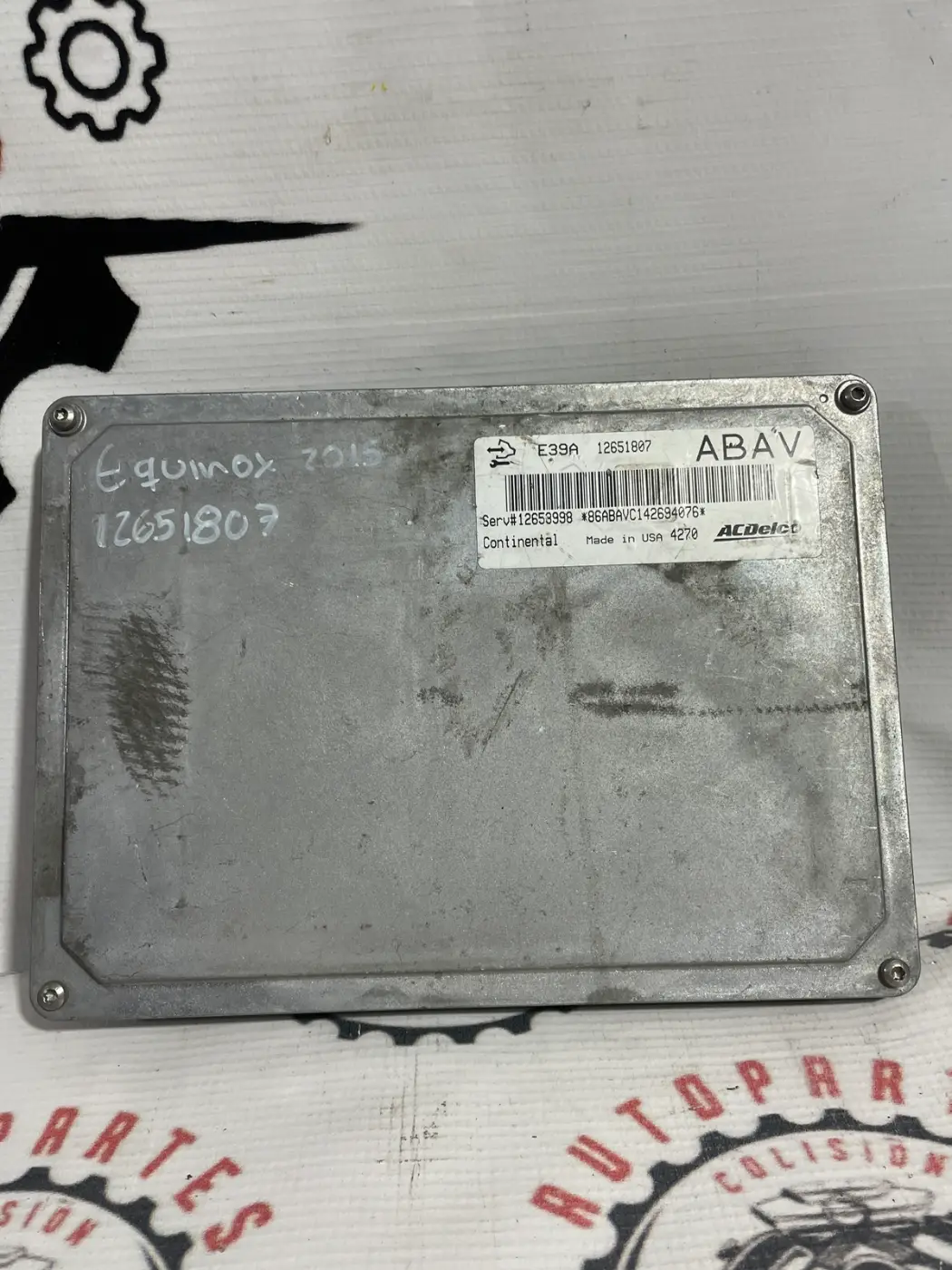 COMPUTADORA DE MOTOR ECU CENTRAL CHEVROLET EQUINOX 13-16. Fotografía 1