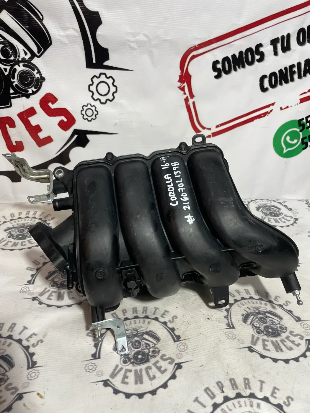 MULTIPLE DE ADMISION DELANTERO TOYOTA COROLLA 16-19. Fotografía 1