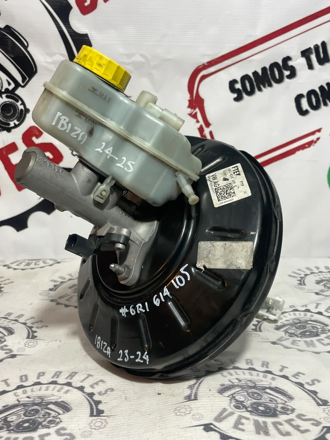 BOOSTER CON BOMBA DELANTERO SEAT IBIZA 23-24. Fotografía 1