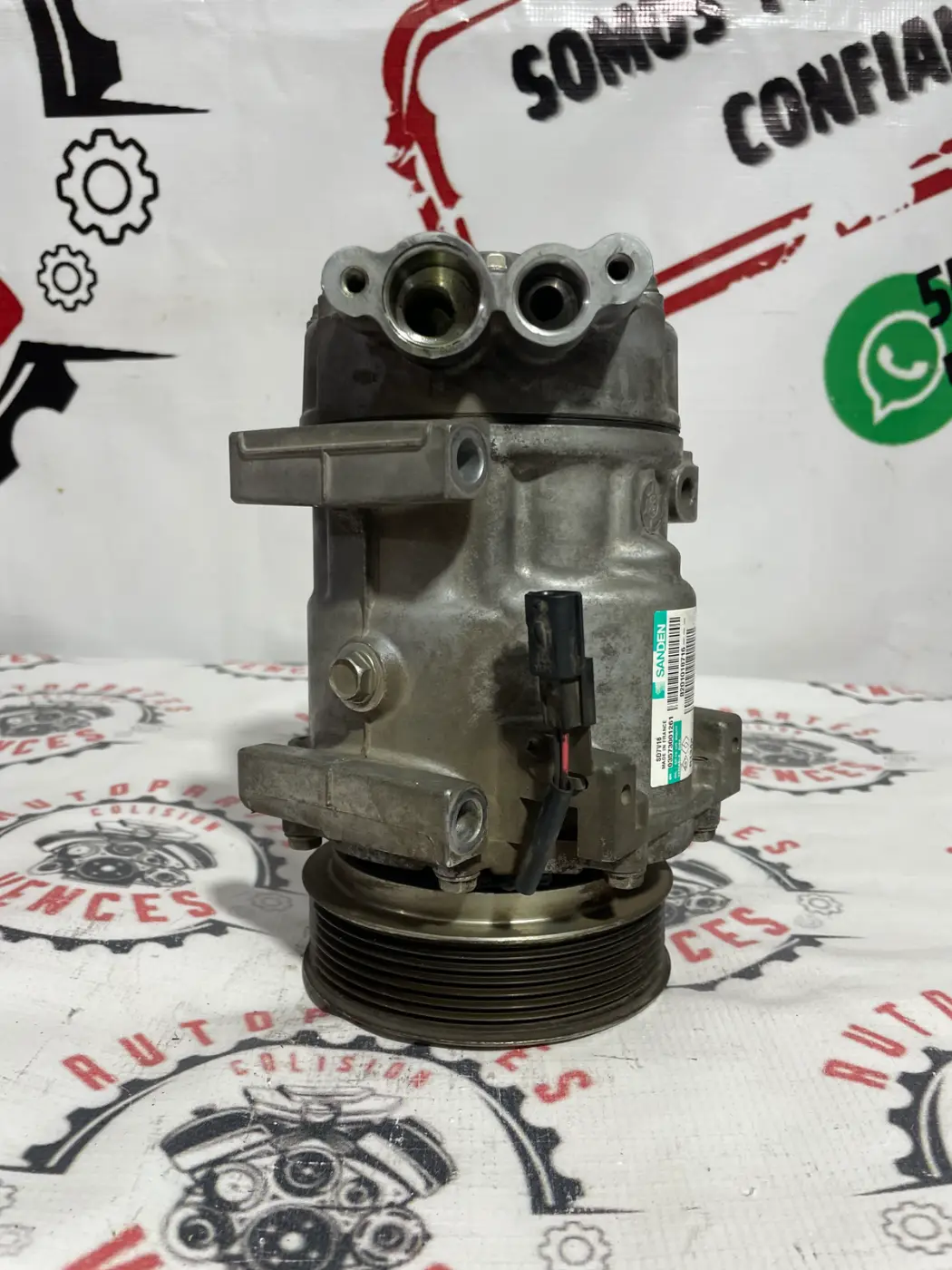 COMPRESOR DE A/C DELANTERO RENAULT KANGOO 10-18. Fotografía 1