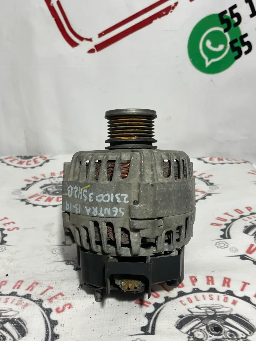 ALTERNADOR DELANTERO NISSAN SENTRA 13-19. Fotografía 1