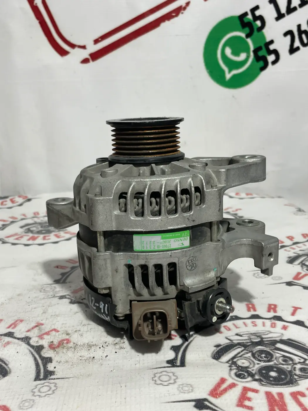 ALTERNADOR DELANTERO TOYOTA AVANZA 16-21. Fotografía 1
