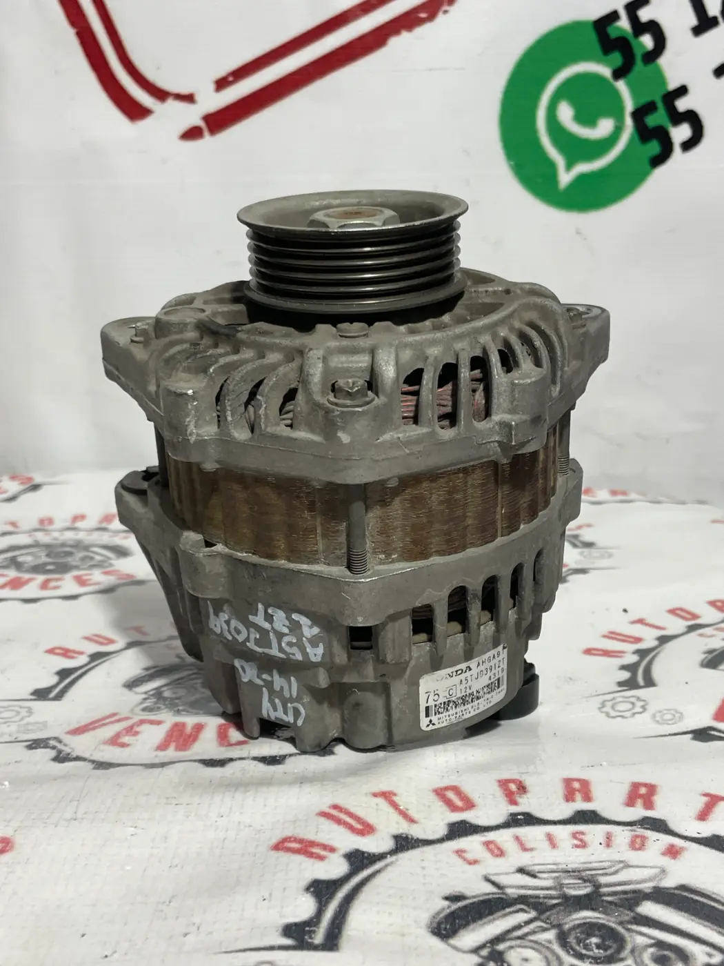 ALTERNADOR DELANTERO HONDA CITY 14-20. Fotografía 1
