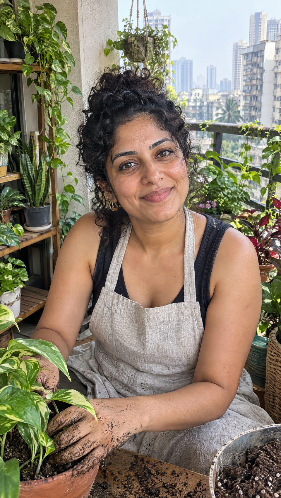 Priya, plants & home creator (AI character)
