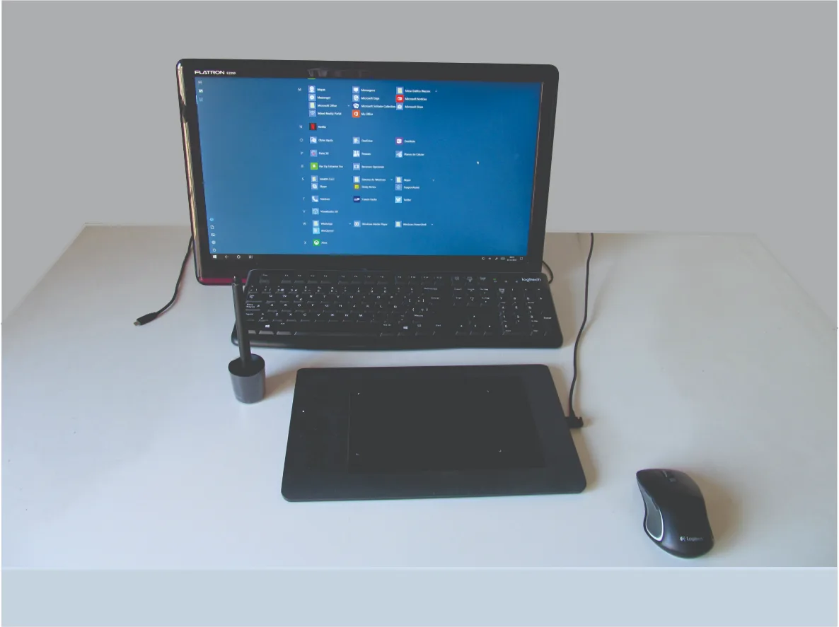 Wacom Intuos Pro PTH-451 COMPLETA + inalámbrico – tableta gráfica ideal diseño Photoshop