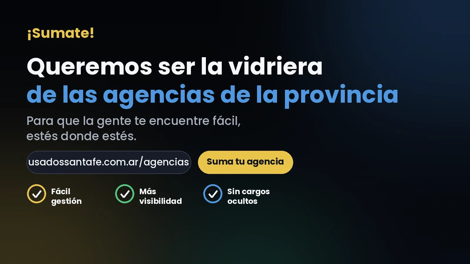 Sumá tu agencia con nosotros