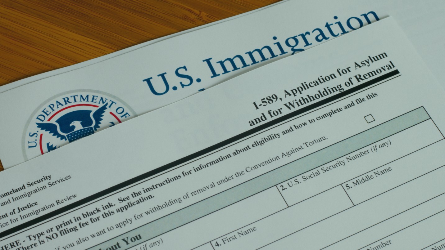 Pending asylum case in the U.S.