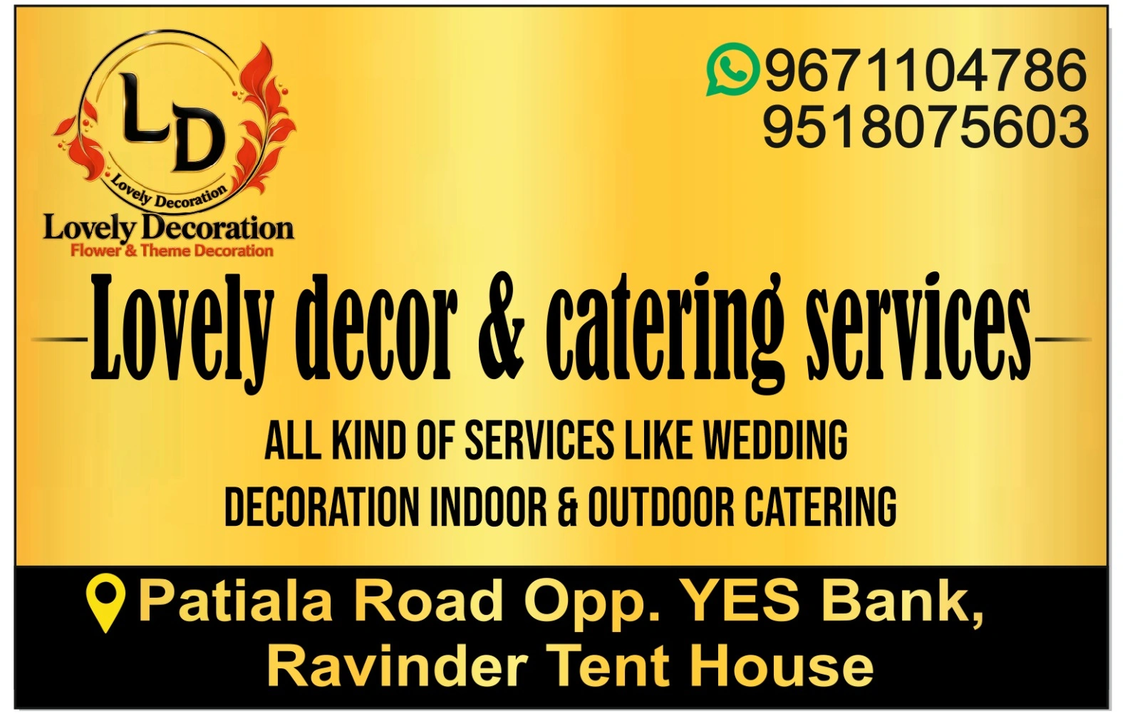 Lovely tant decor & caterer