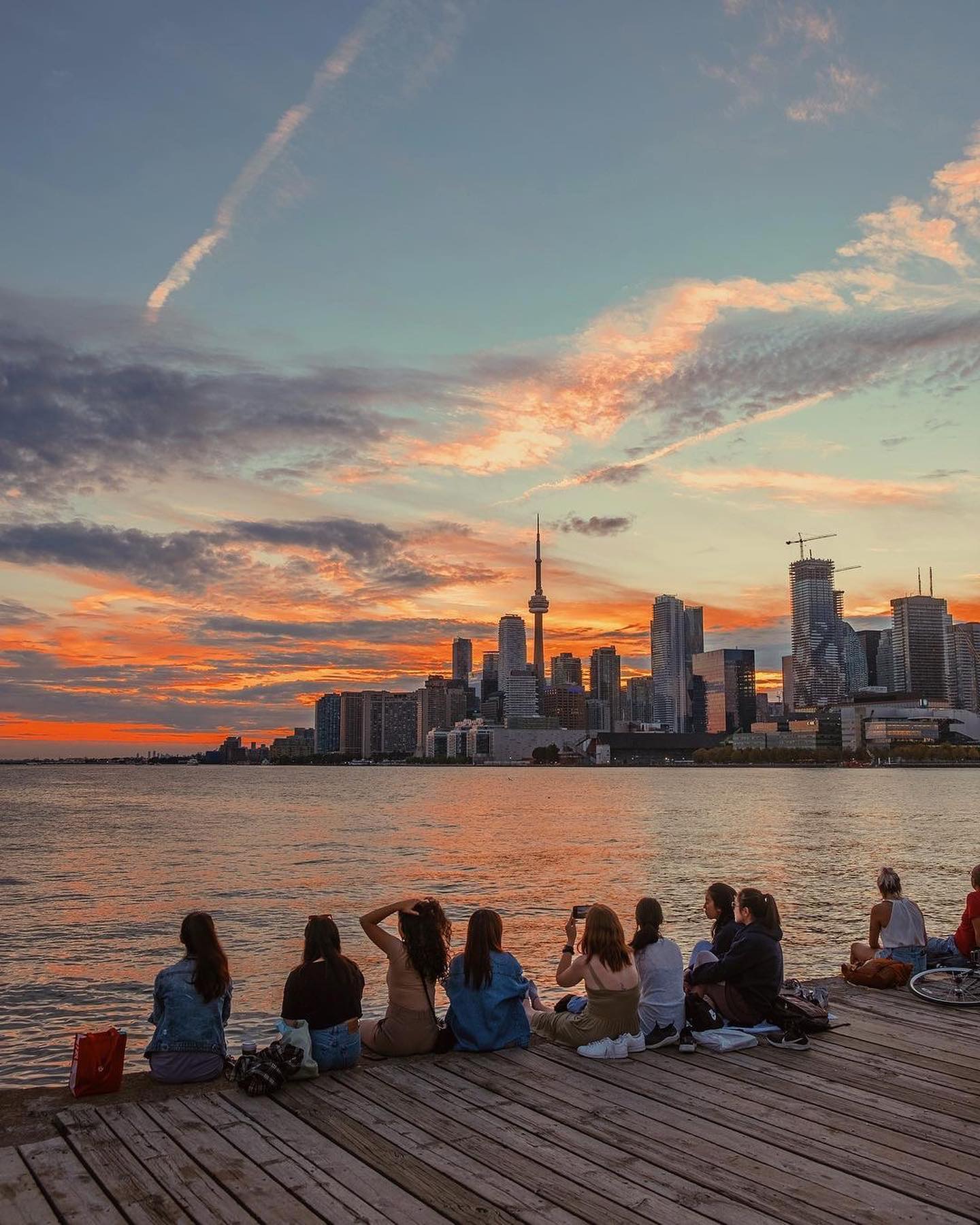 Atardecer en Toronto desde la isla