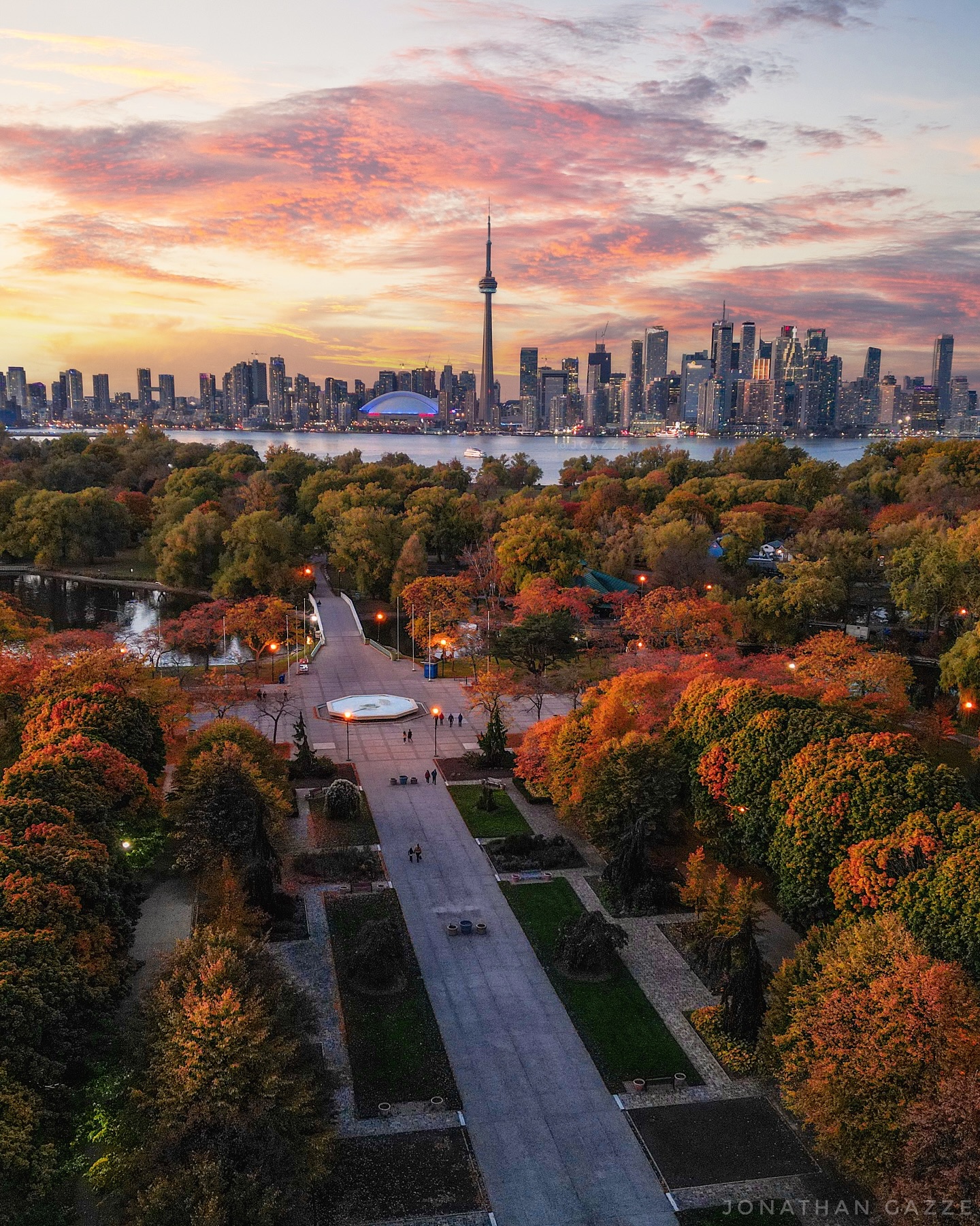 Toronto Island en otoño