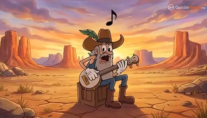big-bounty-bandits-3-pots-peter-sons-old-cowboy-banjo-sunset