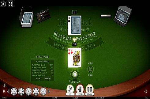 blackjack-royal-pairs-es-isoftbet-jeu