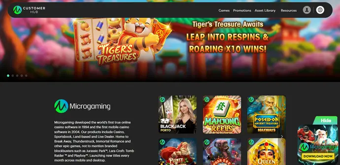 microgaming-website