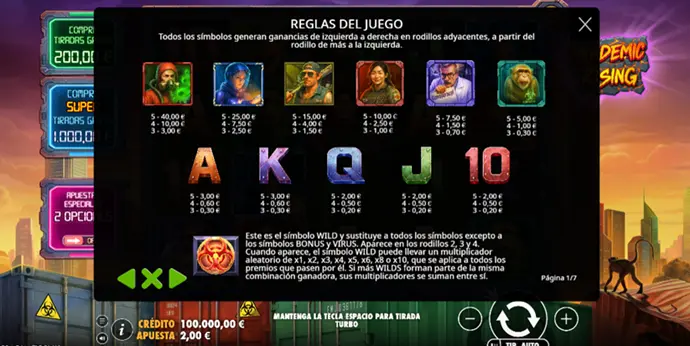 pandemic-rising-pragmatic-play-reglas-del-juego