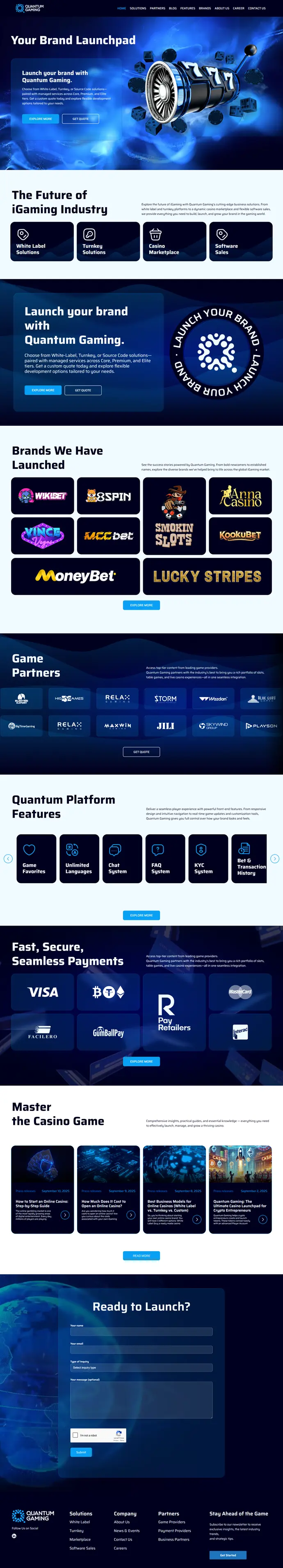 quantumgaming-website