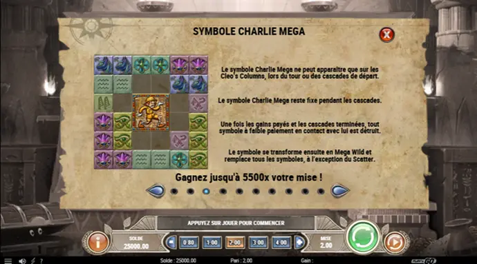 charlie-chance-and-the-curse-of-cleopatra-regle-machine-a-sous