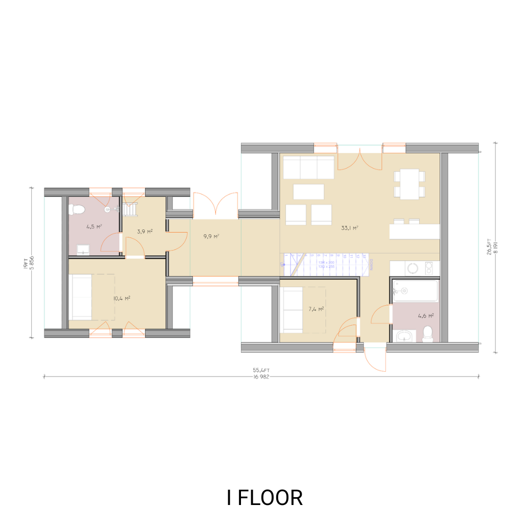floorplan of double
