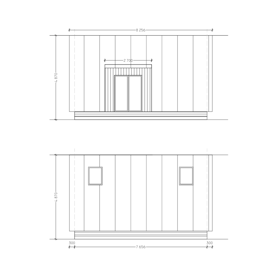 side drawing of solo