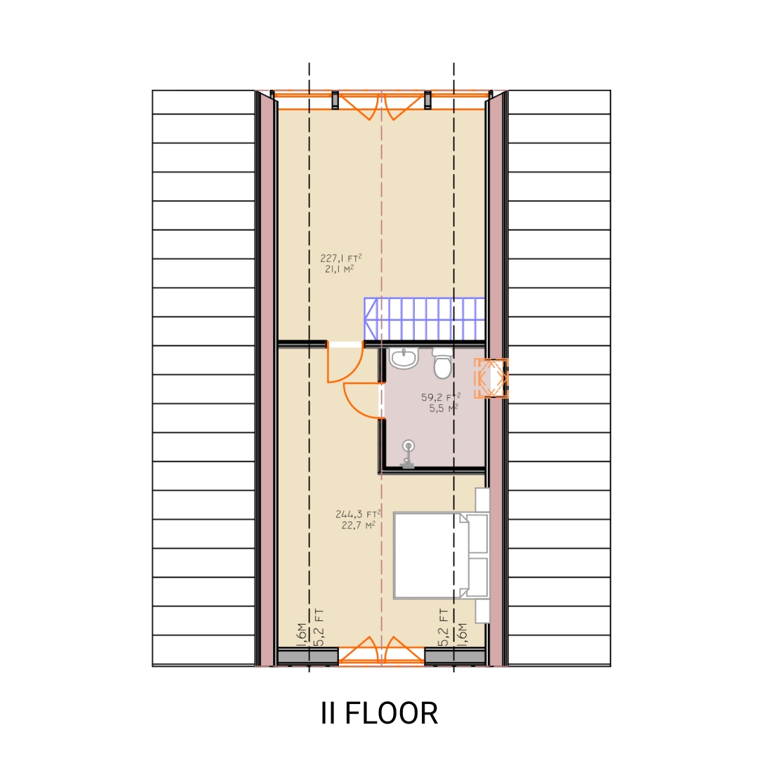 floorplan of trio